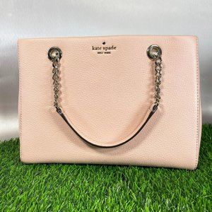 Kate Spade Briar Lane Meena Warmvellum Leather Satchel